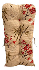 Conjunto Namoradeira, 2 Cadeiras Completo Sakura + Mesa de Centro Bambu + Almofadas