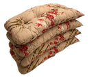 Conjunto Namoradeira, 2 Cadeiras Completo Sakura + Mesa de Centro Bambu + Almofadas