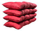 Cojunto Namoradeira, 2 Cadeiras Completo Vermelho + Mesa de Centro + Almofadas Exclusivas